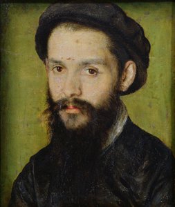 Portret vermoedelijk van Clement Marot (1496-1544) (detail)